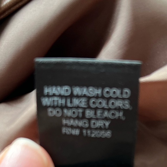 Zenana Outfitters Women’s Faux Leather Moto Jacket Belted Asymmetrical Medium - Picture 9 of 11